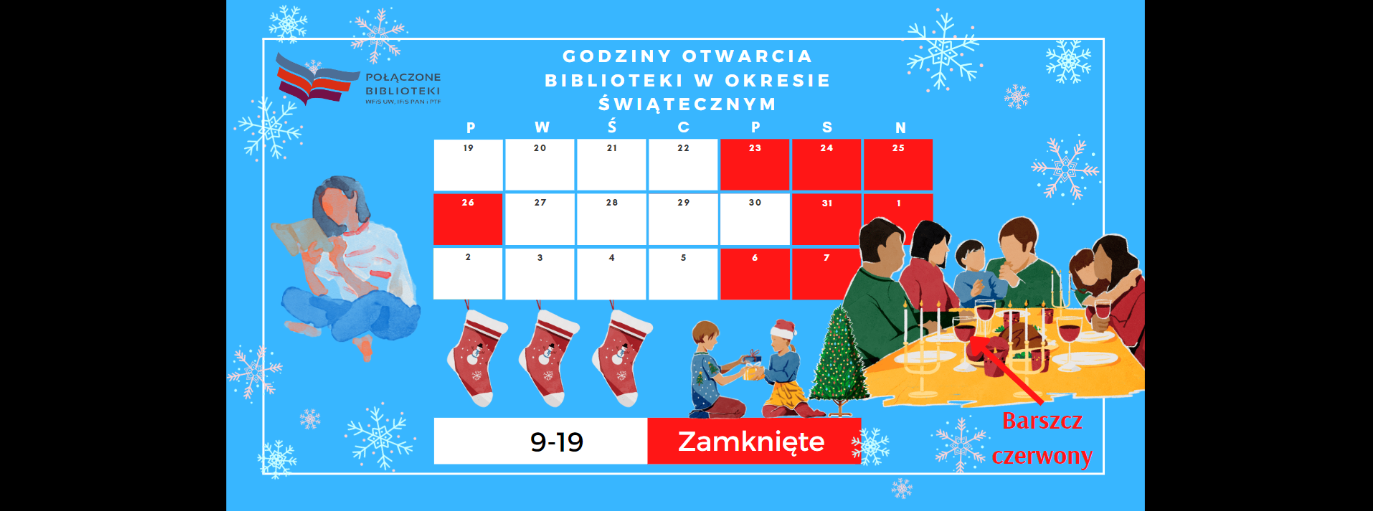 You are currently viewing Godziny otwarcia – okres świąteczny 2022