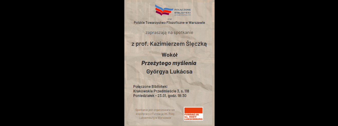 You are currently viewing Spotkanie – prof. Kazimierz Ślęczka