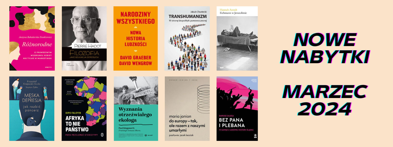 You are currently viewing NOWE NABYTKI BIBLIOTEKI – MARZEC 2024
