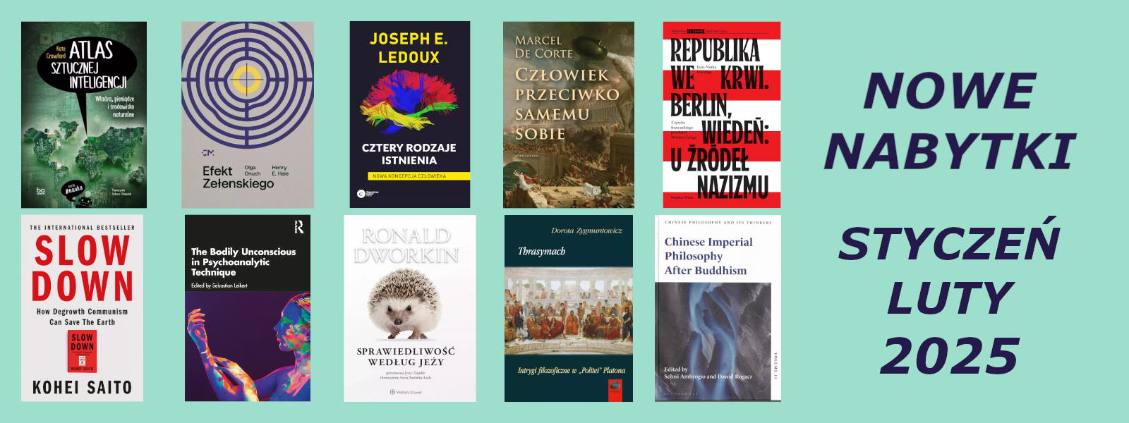 You are currently viewing NOWE NABYTKI BIBLIOTEKI – STYCZEŃ, LUTY 2025