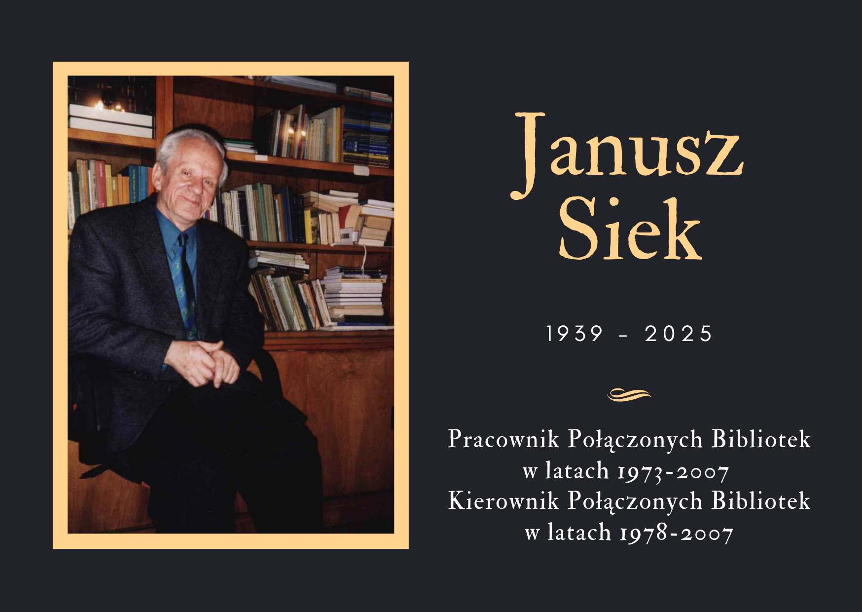 You are currently viewing Zmarł Janusz Siek