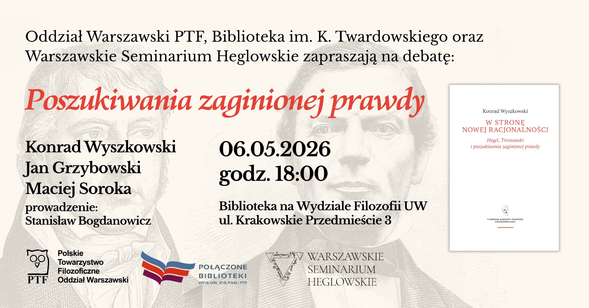 You are currently viewing Poszukiwania zaginionej prawdy – debata, 6 maja 2026, godz. 18:00