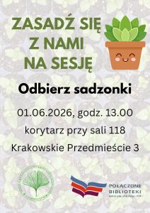 Read more about the article Zasadź się z nami na sesję – 01.06. (poniedziałek) od godz. 13:00